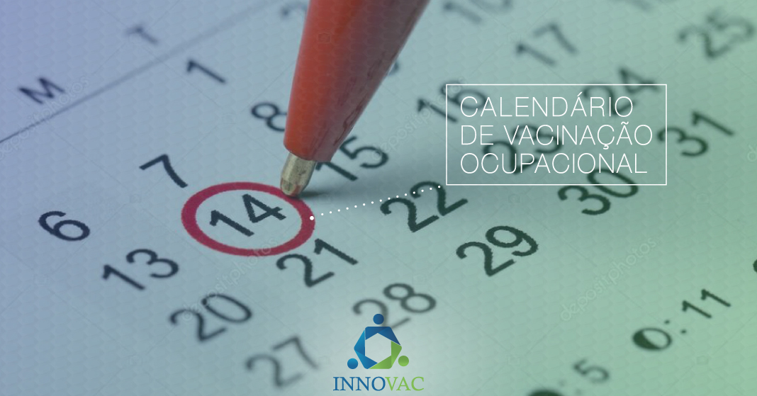 Calendário de vacinação ocupacional